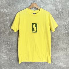 90s オールドステューシーUSA製Lサイズ 白タグ パープル スケボー柄 