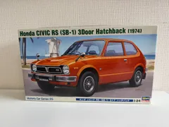 【長期保管品】ハセガワ 1/24 Honda CIVIC RS（SB-1）3Door Hatchback 1974 プラモデルのサムネイル