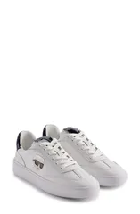 カール ラガーフェルド レディース シューズ スニーカー ロゴ KARLAGERFELD PARISumava Logo Appliqu Sneaker Bright White Black ホワイトのサムネイル