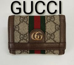 GUCCI オフィディア 三つ折り財布 GGスプリーム