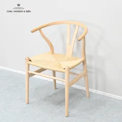 ☆展示美品☆CARL HANSEN&SON カールハンセン Yチェア CH24 Wishbone chair ビーチ材 ソープ仕上げ 12万②のサムネイル