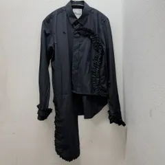 noir kei ninomiya ノワールケイニノミヤ 25AW Cotton Broad Blouse コットンフリルブラウス 3P-B010 ブラック size:S 【中目黒05】のサムネイル