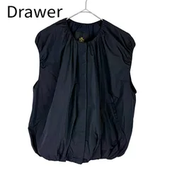 ドゥロワー Drawer ナイロンタフタジレ ネイビー バルーンのサムネイル