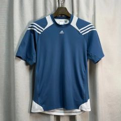 adidas 90s 万国旗タグ ゲームシャツ サックスブルー - メルカリ