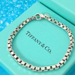 極美品✳︎TIFFANY ブレスレット ベネチアンリンク チェーン バングル