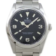 ロレックス Rolex 腕時計 エクスプローラーI 14270 A番 1998-1999年製 ブラック文字盤 夜光針/インデックス SS 自動巻き 【中古】のサムネイル
