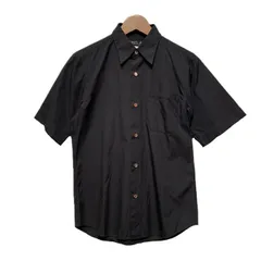 【中古】　agnes b.　プレーンシャツ　半袖　シャツ　トップス　レギュラーカラー　胸ポケット　無地　日本製　マニッシュ　古着　/1125のサムネイル