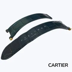 【中古品】 時計バンド CARTIER カルティエ パシャ 純正 レザーベルトのサムネイル