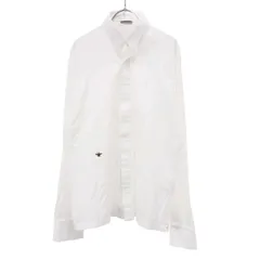 Dior HOMME ディオールオム 2002AW Bee ジャージースタンドカラーシャツ 2HH3059296 ホワイト Mのサムネイル
