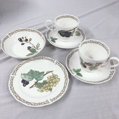 ノリタケ ロイヤルオーチャード アヲハタ ティーセット（ジャム皿付き