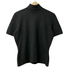 Cruciani(クルチアーニ) 半袖セーター サイズ42 L レディース美品  - 黒 タートルネックのサムネイル