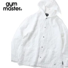 gym  master ジムマスター シアサッカーチェック フードジャケット 軽量メッシュ仕様 通気性抜群 UV対策対応 春夏アウトドアジャケットG645715 ホワイトのサムネイル