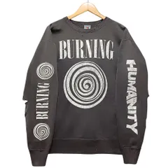 SAINT MICHAEL セントマイケル 品番 SM-S23-0000-041 Crew Sweat Shirt Burning ダメージ加工 スウェット サイズ L 正規品 / 53628 SAINT MICHAEL セントマイケル 品番 SM-S23-0000-041 Crew Sweat Shirt