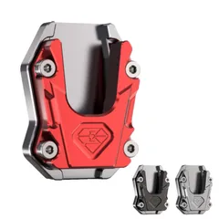 ROOOCYY バイク サイドスタンド プレート 拡大 カバー 汎用 ブラケット PCX125 PCX150 PCX160 ADV150 レッド [レッド]のサムネイル
