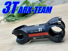 ☆ Telspo's Top Recommendation!! Excellent Quality!! 3T ARX-TEAM STEM -6° 90mm 118g Lightweight Aluminum Stem Titanium Bolts Arc Team Road Mini Velo Cross Fixed Gear MTB M-1757