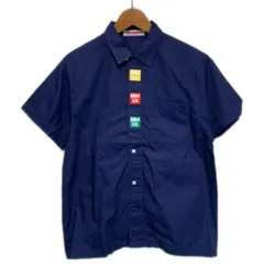 【中古】　MIKI HOUSE　プレーンシャツ　半袖　シャツ　トップス　レギュラーカラー　無地　ブランドロゴ　日本製　古着　/2009のサムネイル