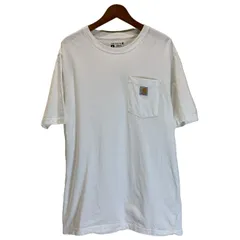【中古】　Carhartt　Tシャツ　半袖　トップス　クルーネック　ポケT　ロゴT　ブランドロゴ　オーバーサイズ　アメカジ　古着　/1103