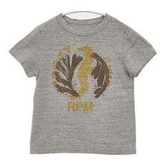45R/45rpm 海ものがたりのプリントTシャツ(タツノオトシゴ) 半袖Ｔシャツ カットソー グレー レディース フォーティーファイブアールピーエム【中古】6-0429S∞のサムネイル