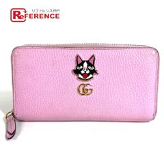 美品】グッチ ボスコ 長財布 GGスプリーム ラウンドファスナー 犬
