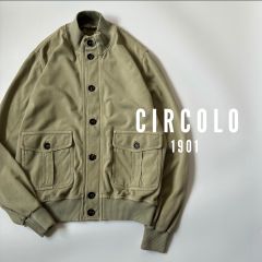 CIRCOLO1901 23SS ダブルブレスト カシミヤ混 ストレッチ 44 - メルカリ