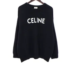 セリーヌ CELINE 【 2A19R423P 】 フロント ロゴ ワッペン オーバーサイズ ニット セーター 50633のサムネイル