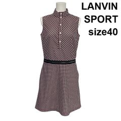 【美品】ランバンスポール Vネックレイヤード調ワンピース Mサイズ 美品】ランバンスポール Vネックレイヤード調ワンピース Mサイズ