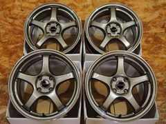 4枚WORK ワークEWING WINNER Equip17×8/8.5金銀 - メルカリ
