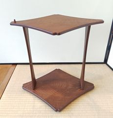 指物師 川本光春 桑衣笠棚 茶棚 茶道具 26275 - メルカリ