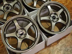 ★5本スポーク★17インチ7.5J+38 4H100 新品 人気 軽量 クロススピード ハイパーエディション CR5 ブロンズ ホイール1台分 アクア ヴィッツ カローラ ヤリス サクシード プロボックス シビック フィット ロードスター デミオ スイフトのサムネイル