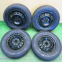 バリ溝！22年！9.5分以上★スタッドレス 175/65R14 ヨコハマ アイスガード iG60 スチール ホイール 14インチ PCD100/4H★6051704HAスのサムネイル