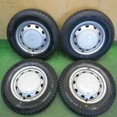 ほぼ未使用！23年★スタッドレス 135/80R12 ダンロップ ウインターマックス WM02 スチール ホイール 12インチ PCD100 110 114.3/4H マルチ★6051705HAスのサムネイル