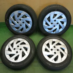 バリ溝！25年！キレイ！9分★トヨタ カローラ フィールダー 純正 スチール 185/60R15 ダンロップ エナセーブ EC300+ 15インチ PCD100/4H★6051709HAノのサムネイル