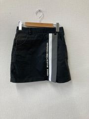 美品】 8yards サイドライン ブラック スカート ハチヤーズ S ゴルフ