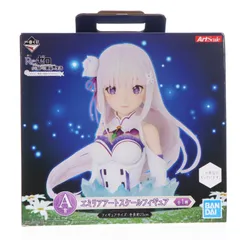 A賞 エミリア アートスケールフィギュア 一番くじ Re:ゼロから始める異世界生活-あなたに、精霊の祝福がありますように- プライズ(893) バンダイスピリッツ