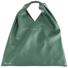 Maison Margiela MM6 メゾンマルジェラ 巾着ハンドバッグ グリーン 通勤 通学【オールシーズン】【♀】【A】【レディース】★■616046【中古】のサムネイル