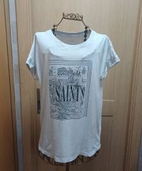 パラスパレスボタニカル柄 半袖Tシャツ 45rpm 群言堂アトリエダンタン