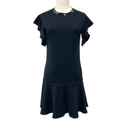 極美品 LOUISVUITTONヴィトン モノグラム フリルスリーブ ワンピース