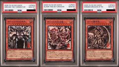 PSA10/3連番】遊戯王OCG デュエルモンスターズ「アートワーク シリーズ