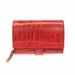 Felisi フェリージ クロコ型押しコンパクトウォレット 財布   1041   レッド コーラル ユニセックス / 240001204821のサムネイル