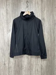 UNDER ARMOUR アンダーアーマー サイドラインロゴ ナイロン ジャケット sizeL/黒 ■■ レディースのサムネイル