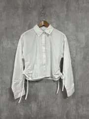 jouetie ジュエティ 長袖 クロップド ビジュー シャツ sizeM/白 ■■ レディースのサムネイル