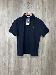 美品 arnold palmer アーノルドパーマー タグ付き未使用品 ロゴ刺 ポロシャツ sizeS/濃紺 ■◆ メンズのサムネイル