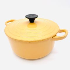 ル・クルーゼ 18cm レモンイエロー - メルカリ