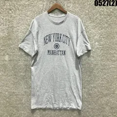 NEW YORKシティ マンハッタン プリンティング 半袖T グレー Lのサムネイル