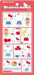 【 ティーズファクトリー】 Sanrio サンリオキャラクターズ プラスチックモデル風シール PM  ハローキティ ご褒美 プレゼントDIY手作 手帳用 貼り付け 粘着シール