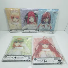 【飾磨店】 中古 A~E賞(原作イラスト) バストアップアクリルボード 「一番くじ 五等分の花嫁 ～一番くじ化5周年のお祝いも私たち全員で分かち合います!～ 」