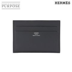 HERMES エルメス カードケース シチズンツイル シルクイン 黒　AM006 未使用 展示品 エルメス HERMES シチズン ツイル カードケース 名刺