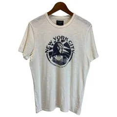 【中古】　Abercrombie & Fitch　Tシャツ　半袖　トップス　クルーネック　プリント　アメカジ　古着　/1580