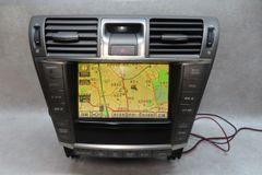 トヨタ セルシオ 30 31 後期 純正カーナビモニターパネルセット 中古品
