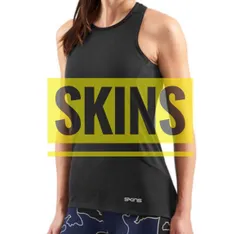 新品★ スキンズ SKINS レディース タンクトップ ブラックXSのサムネイル
